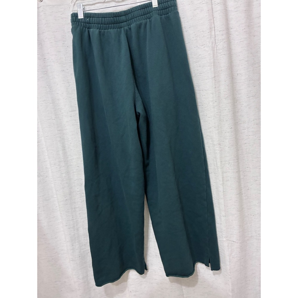 Victoria's Secret PINK Quarter Zip Sweatshirt and Wide Leg Sweatpants Set Green - Picture 11 of 11